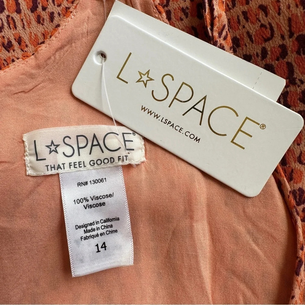 L*Space Chloe Dress in Size 14 - New with tags - Sunset Color - Picture 12 of 13